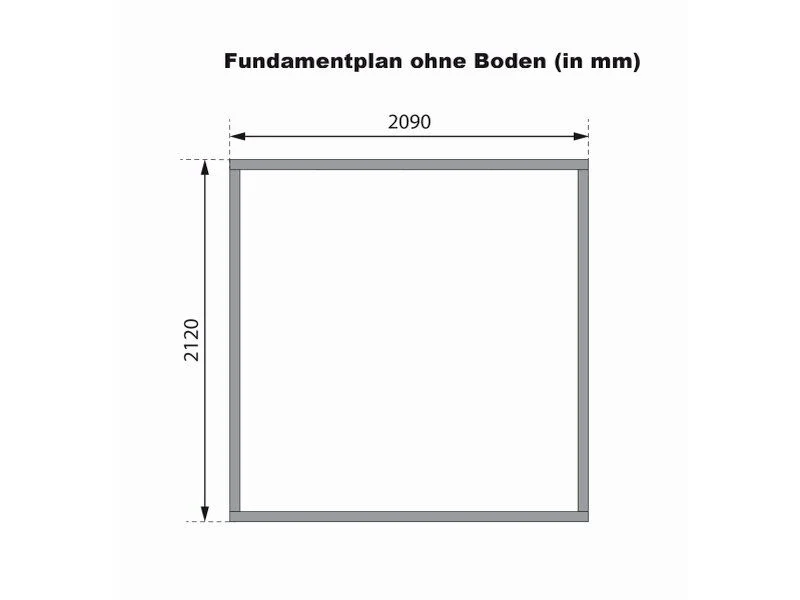Norlinio Hybrid Gartenhaus Woodtallic 2, terragrau/anthrazit, inkl. Fußboden - Image 5