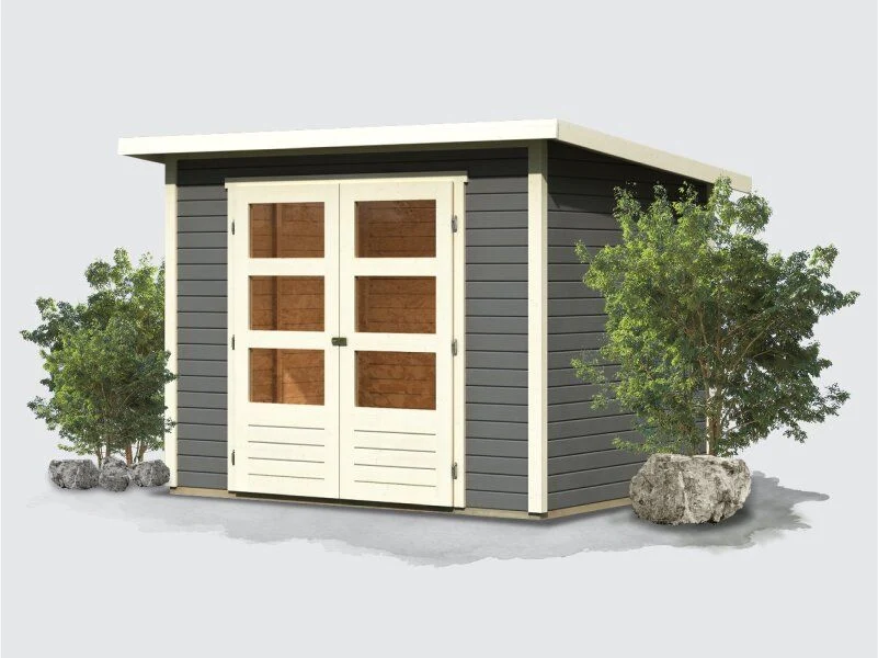 Norlinio Gartenhaus Stegen 3 in terragrau - Image 3