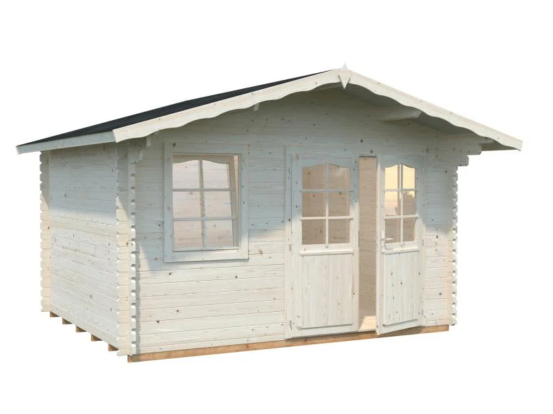 Palmako Blockbohlenhaus Emma 10,4 34 mm natur - Image 2