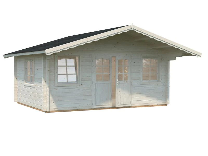 Palmako Blockbohlenhaus Helena 18,6 70 mm natur - Image 2