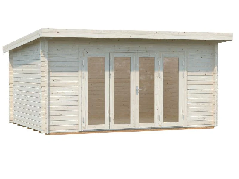Palmako Blockbohlenhaus Lea 14,2 44 mm natur - Image 2