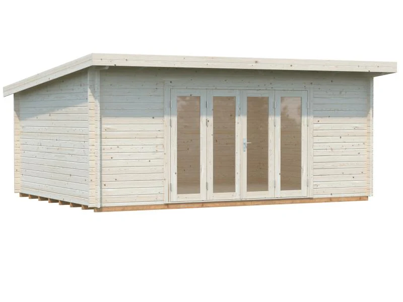 Palmako Blockbohlenhaus Lea 19,4 44 mm natur - Image 2