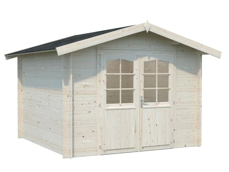 Palmako Blockbohlenhaus Lotta 7,3 28 mm natur - Image 2