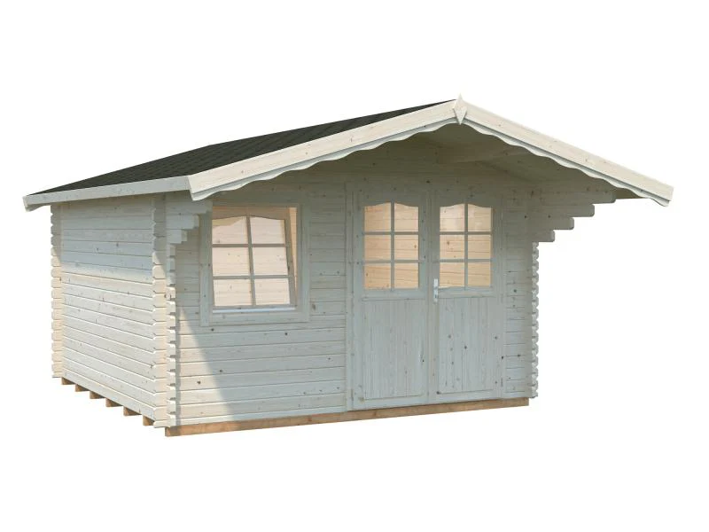 Palmako Blockbohlenhaus Sally 12,3 44 mm natur - Image 2