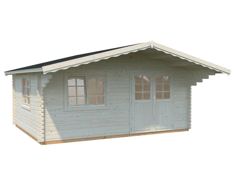 Palmako Blockbohlenhaus Sally 19,1 44 mm natur - Image 2