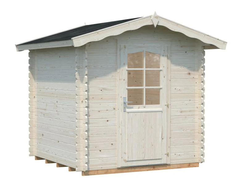 Palmako Blockbohlenhaus Vivian 3,8 28 mm transparente Tauchgrundierung - Image 2