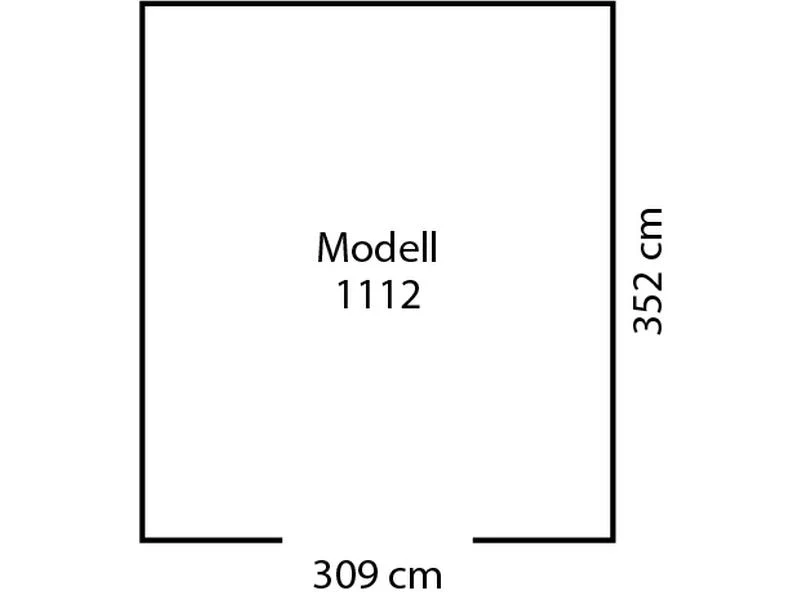 Pergart Gerätehaus Frankfurt 2 1112 - Holzoptik - Image 4