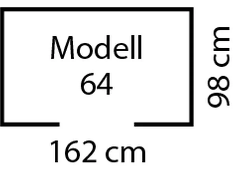 Pergart Gerätehaus Leipzig 2 64 - anthrazit, matt - Image 5