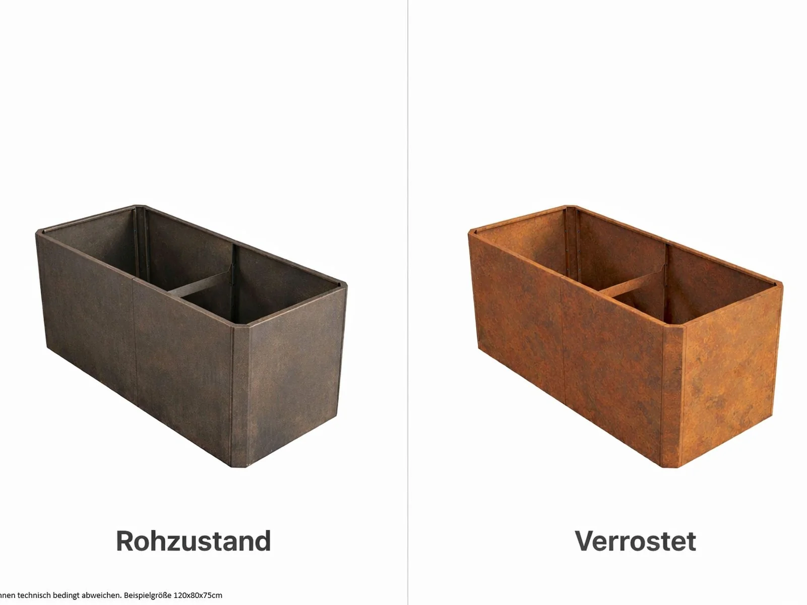 Linholm Premium Hochbeet Cortenstahl 160x80x75cm - Image 9
