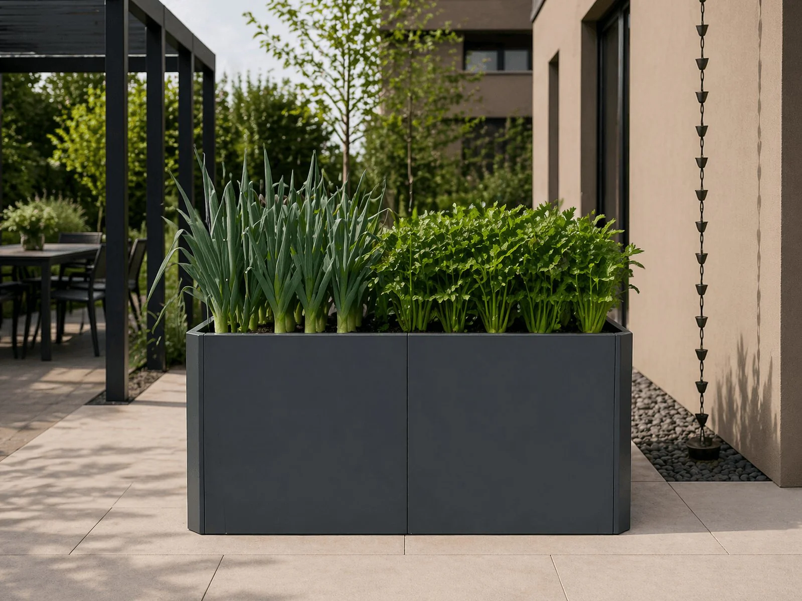 Linholm Premium Hochbeet Stahl anthrazit 120x80x75cm - Image 3