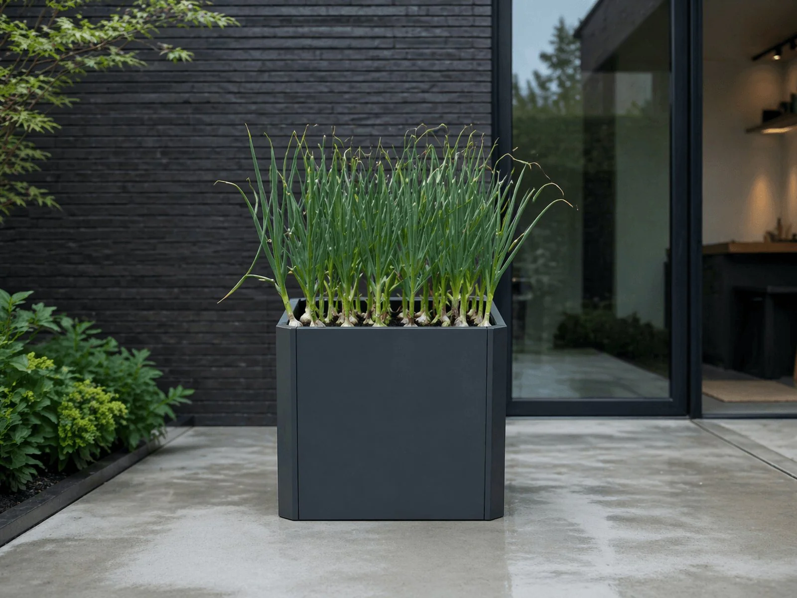 Linholm Premium Hochbeet Stahl anthrazit 80x80x75cm - Image 3