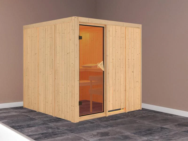 Rodin - Karibu Sauna ohne Ofen - ohne Dachkranz - - Image 2