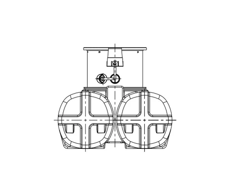 Roth Flachtank - Zisterne Twinbloc Garten-Set 1500 Liter - Image 3