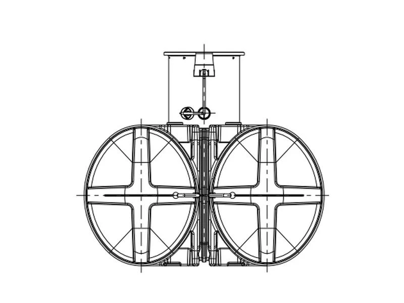 Roth Flachtank - Zisterne Twinbloc Garten-Set 5000 Liter mit Tauchpumpe - Image 3