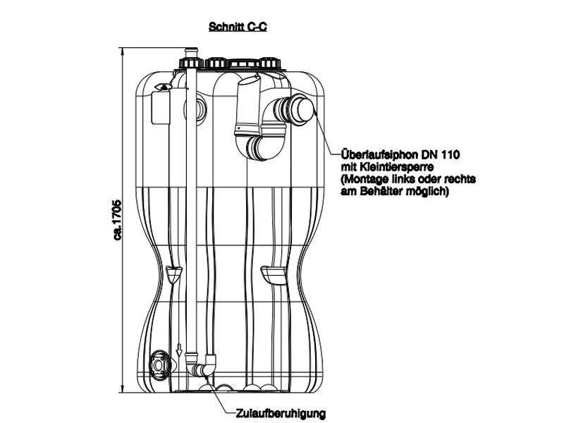 Roth Regenwasser Basis-Hausspeicher 750 Liter - Image 3