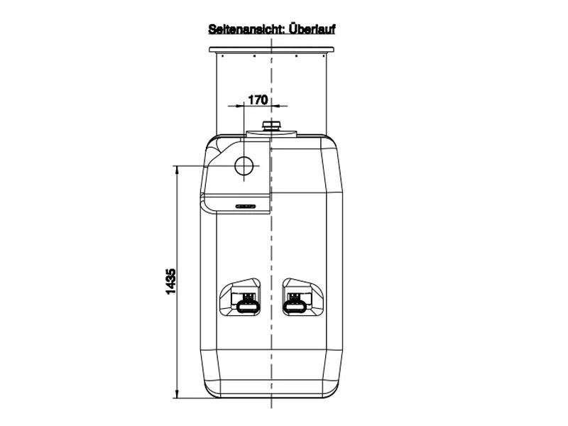 Roth Regenwasser Sammelbehälter 3000 Liter inkl. Filterkorb - Image 3