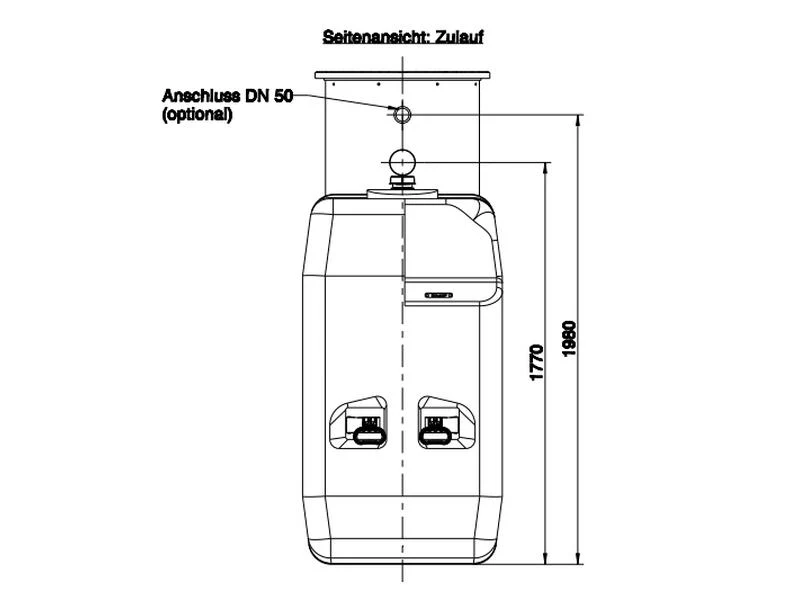 Roth Regenwasser Sammelbehälter 3000 Liter inkl. Filterkorb - Image 4