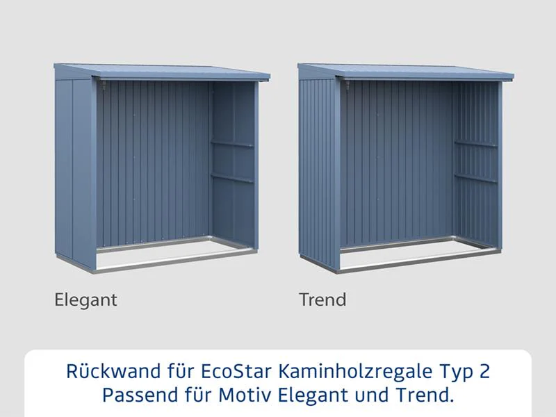 Rückwand EcoStar-Kaminholzregale Typ 2 blau - Image 3