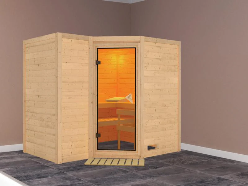Sahib 2 - Karibu Sauna ohne Ofen - ohne Dachkranz - - Image 2