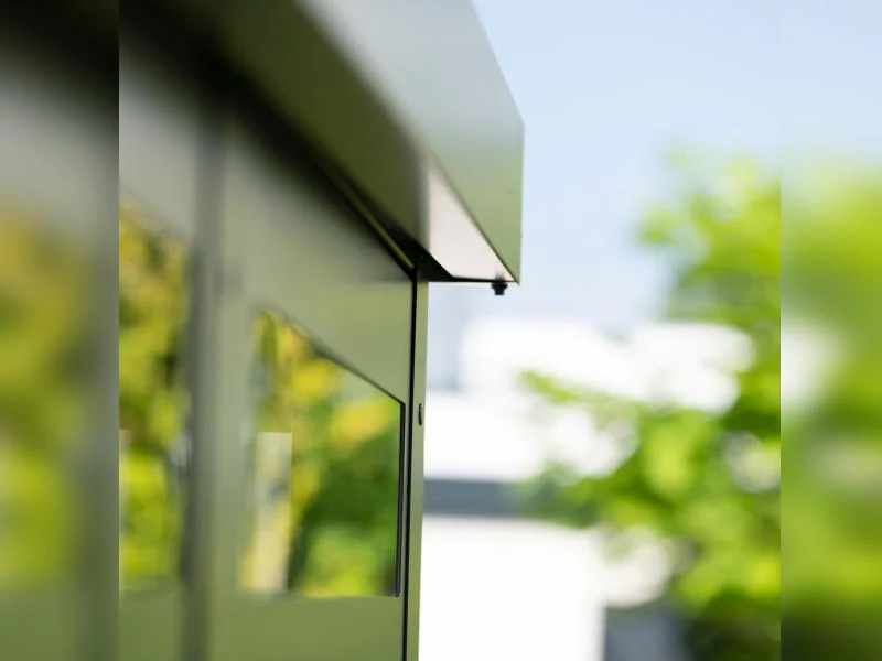 Shape Metallgerätehaus Typ 34, mit Oberlicht rundherum 1 x 3 m - Image 4