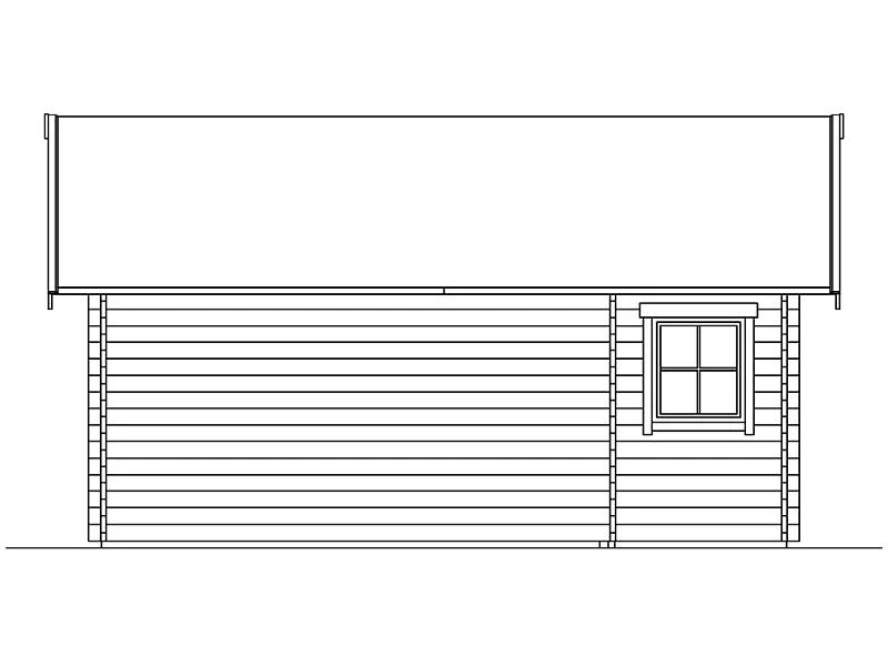 Skan Holz Blockbohlenhaus Bern 2 45plus, 560 x 420 cm - Image 10