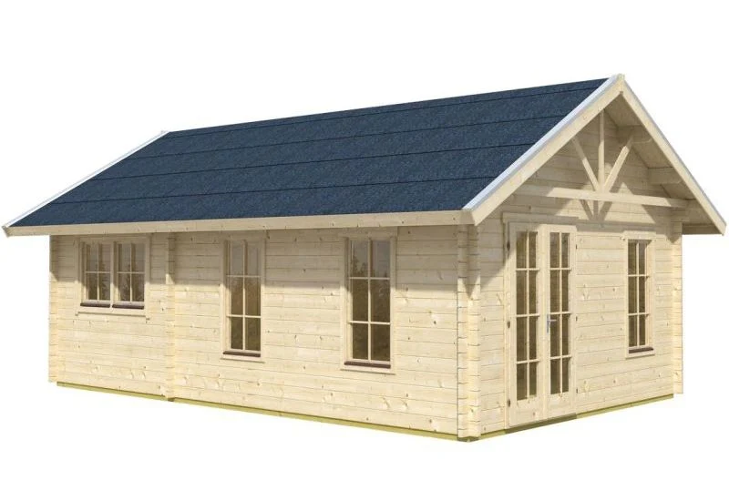 Skan Holz Blockbohlenhaus Bern 4 45plus, 660 x 420 cm - Image 2