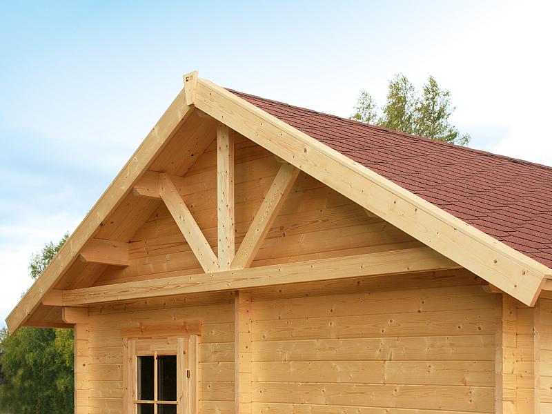 Skan Holz Blockbohlenhaus Bern 4 45plus, 660 x 420 cm - Image 4