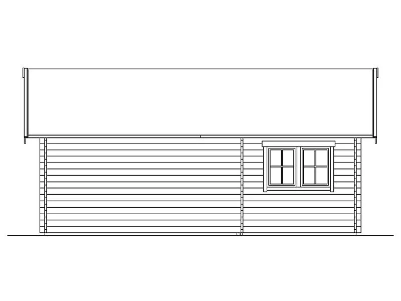 Skan Holz Blockbohlenhaus Bern 4 45plus, 660 x 420 cm - Image 9