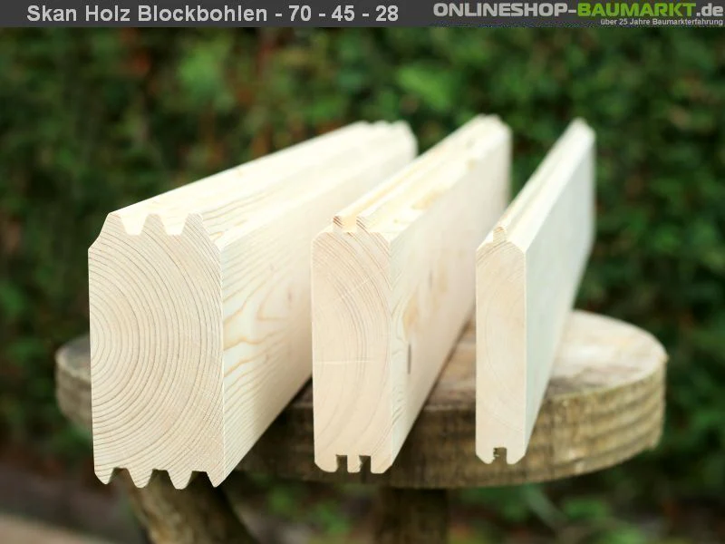 Skan Holz Blockbohlenhaus Breda in schiefergrau, 380 x 300 cm - Image 8