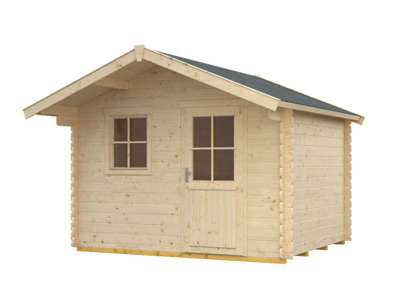 Skan Holz Blockbohlenhaus Como Größe 2, 300 x 250 cm - Image 3