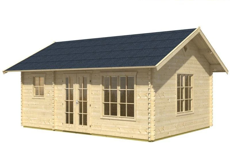 Skan Holz Blockbohlenhaus Esbjerg Größe 2, 420 x 560 cm - Image 2