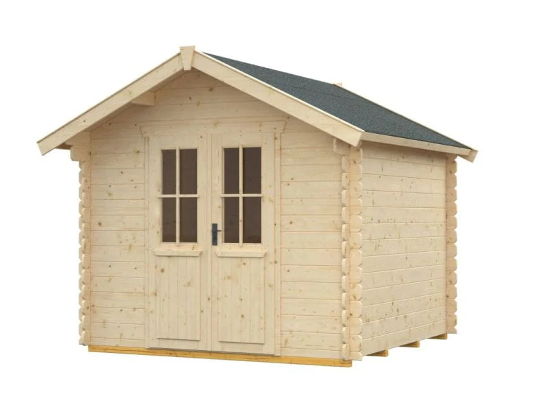 Skan Holz Blockbohlenhaus Palma Größe 3 250 x 300 cm - Image 2
