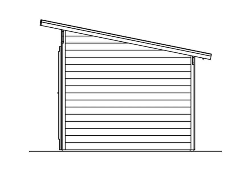 Skan Holz Blockbohlenhaus Texel in schiefergrau - Image 6