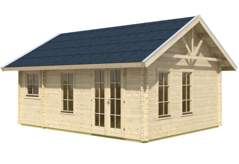 Skan Holz Blockbohlenhaus Toronto 2 70plus, 560 x 420 cm - Image 2