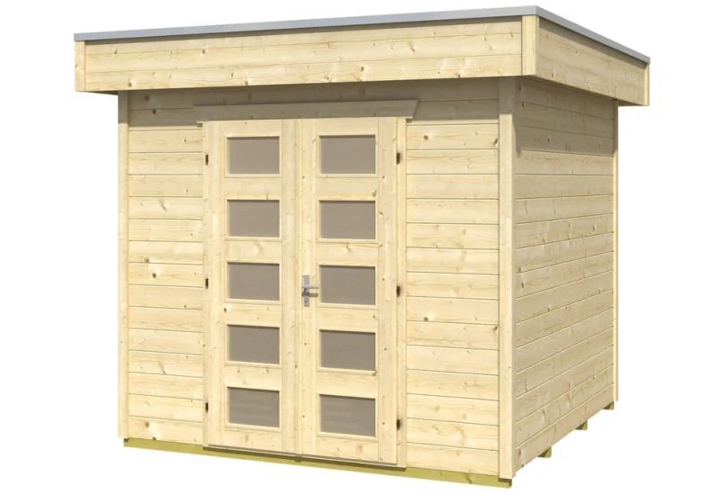 Skan Holz Blockbohlenhaus Venlo Größe 1, 250 x 250 cm - Image 2
