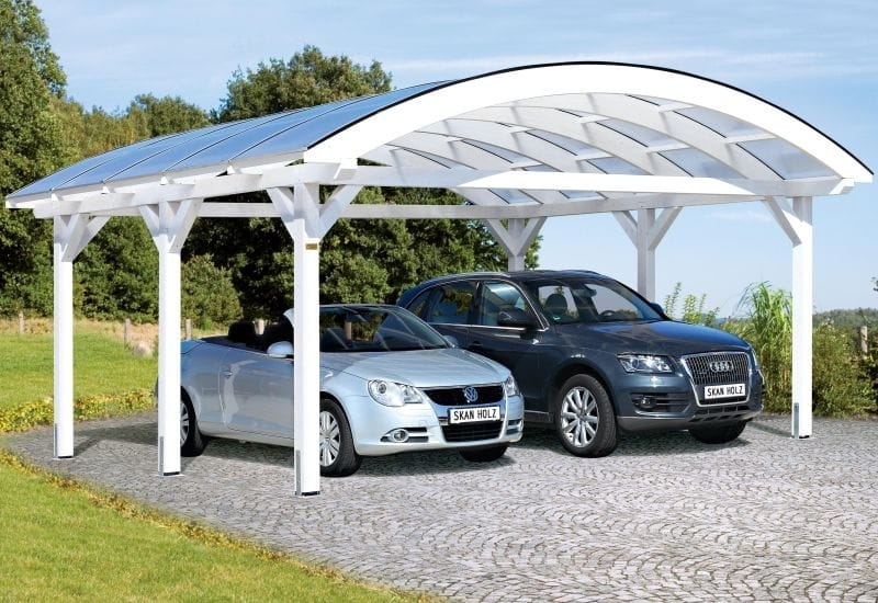 Skan Holz Carport Franken 635 x 755 cm Leimholz - Image 2
