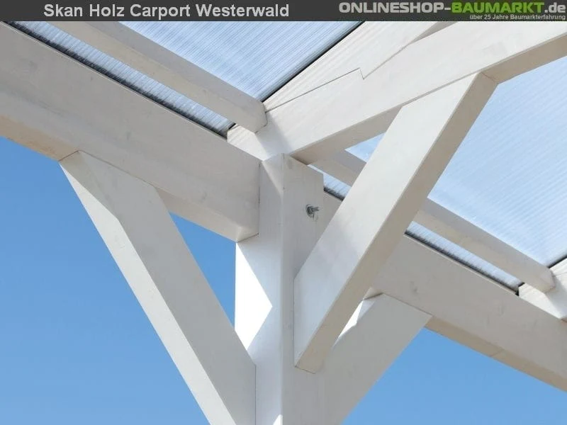 Skan Holz Carport Franken 635 x 969 cm Leimholz - Image 7