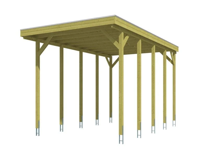 Skan Holz Carport Friesland Caravan 397 x 708 x 371 cm - Image 2