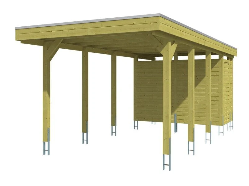 Skan Holz Carport Friesland Set 2 314 x 708 cm - Image 2