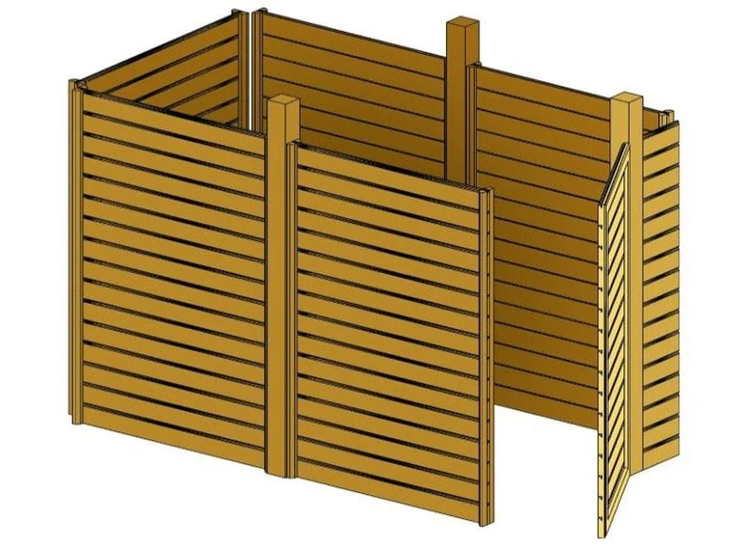 Skan Holz Carport Friesland Set 2 314 x 708 cm - Image 6