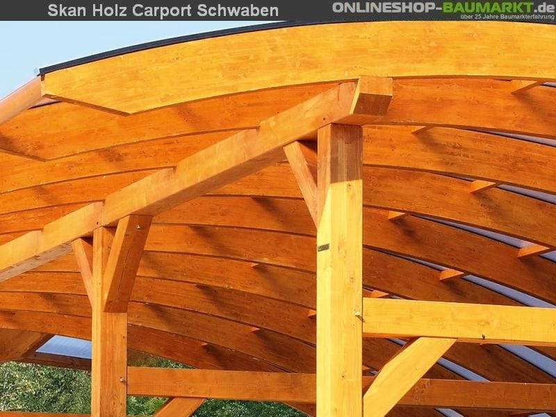 Skan Holz Carport Schwaben Stellplatzerweiterung Leimholz - Image 5