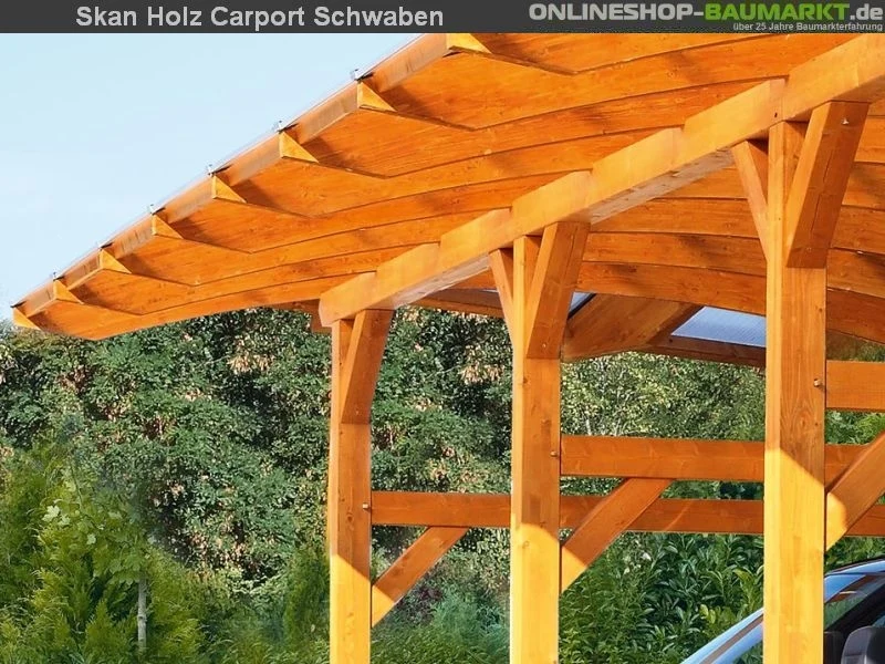 Skan Holz Carport Schwaben Stellplatzerweiterung Leimholz - Image 6