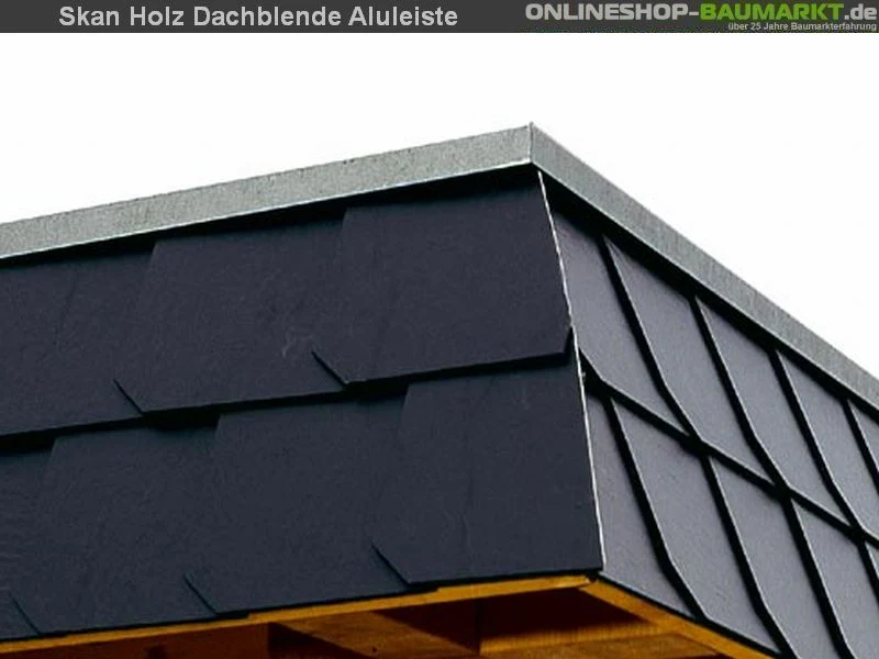 Skan Holz Carport Spreewald 345 x 589 cm mit schwarzer Blende - Image 6