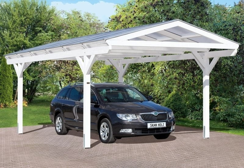 Skan Holz Carport Westerwald 570 x 648 cm Leimholz - Image 2