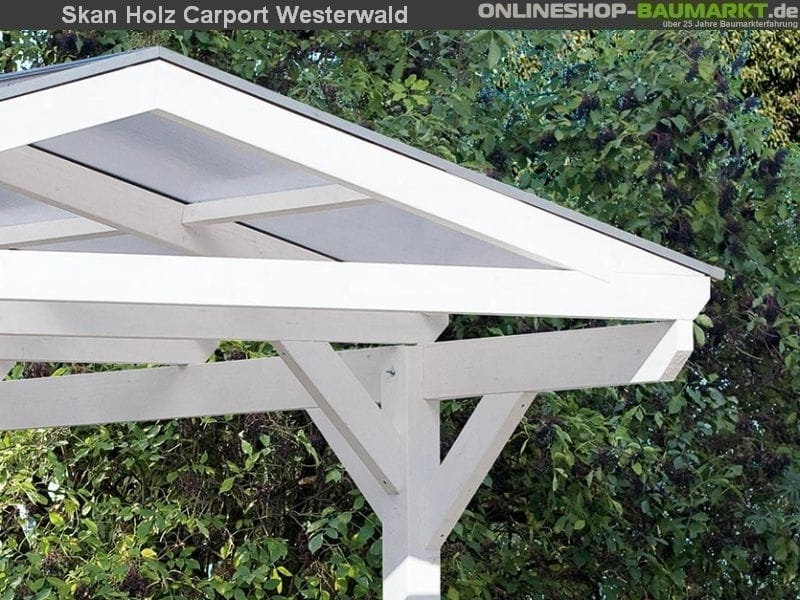 Skan Holz Carport Westerwald 570 x 648 cm Leimholz - Image 5