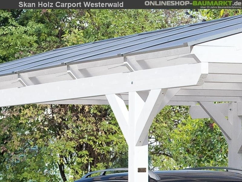 Skan Holz Carport Westerwald 570 x 648 cm Leimholz - Image 6