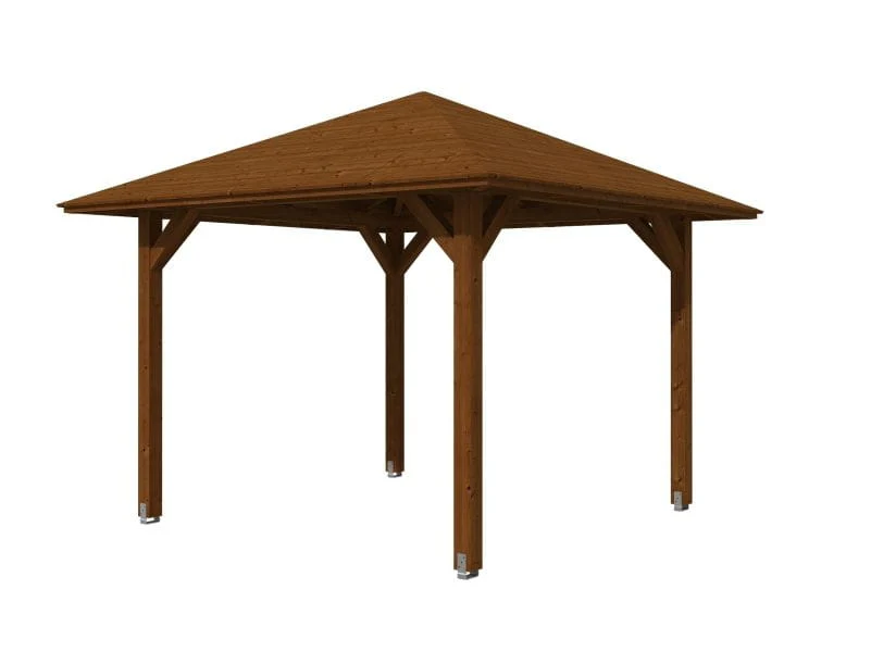 Skan Holz Pavillon Cannes Größe 1 in nussbaum - Image 3