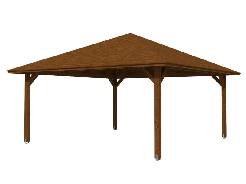 Skan Holz Pavillon Cannes Größe 4 in nussbaum - Image 4