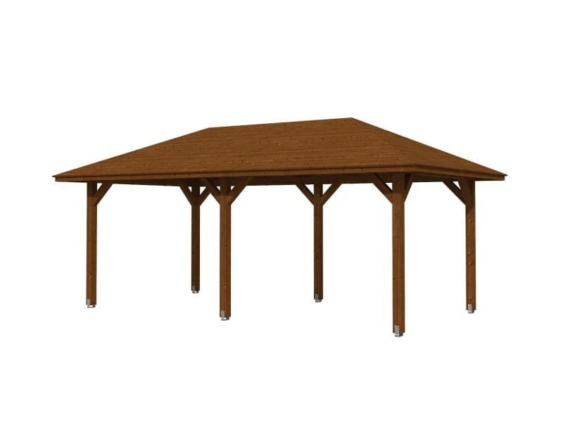 Skan Holz Pavillon Orleans Größe 1 in nussbaum - Image 7