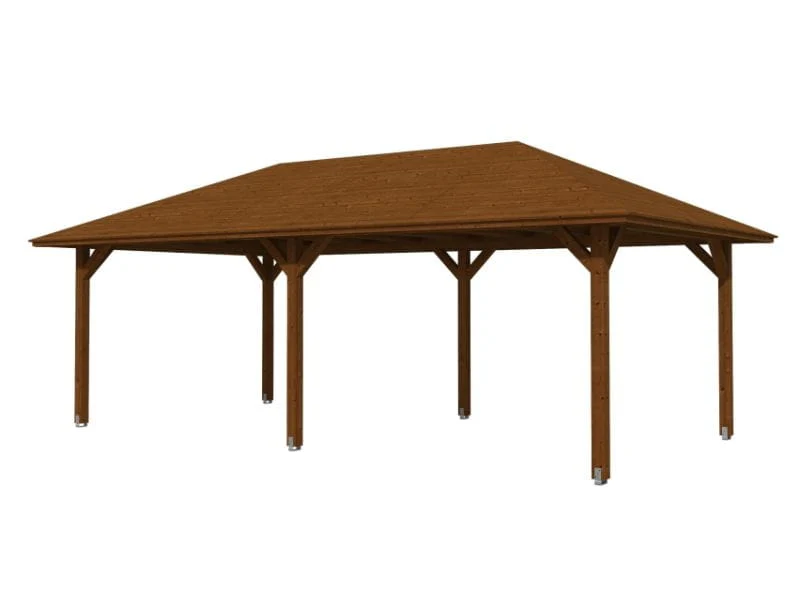 Skan Holz Pavillon Orleans Größe 2 in nussbaum - Image 7